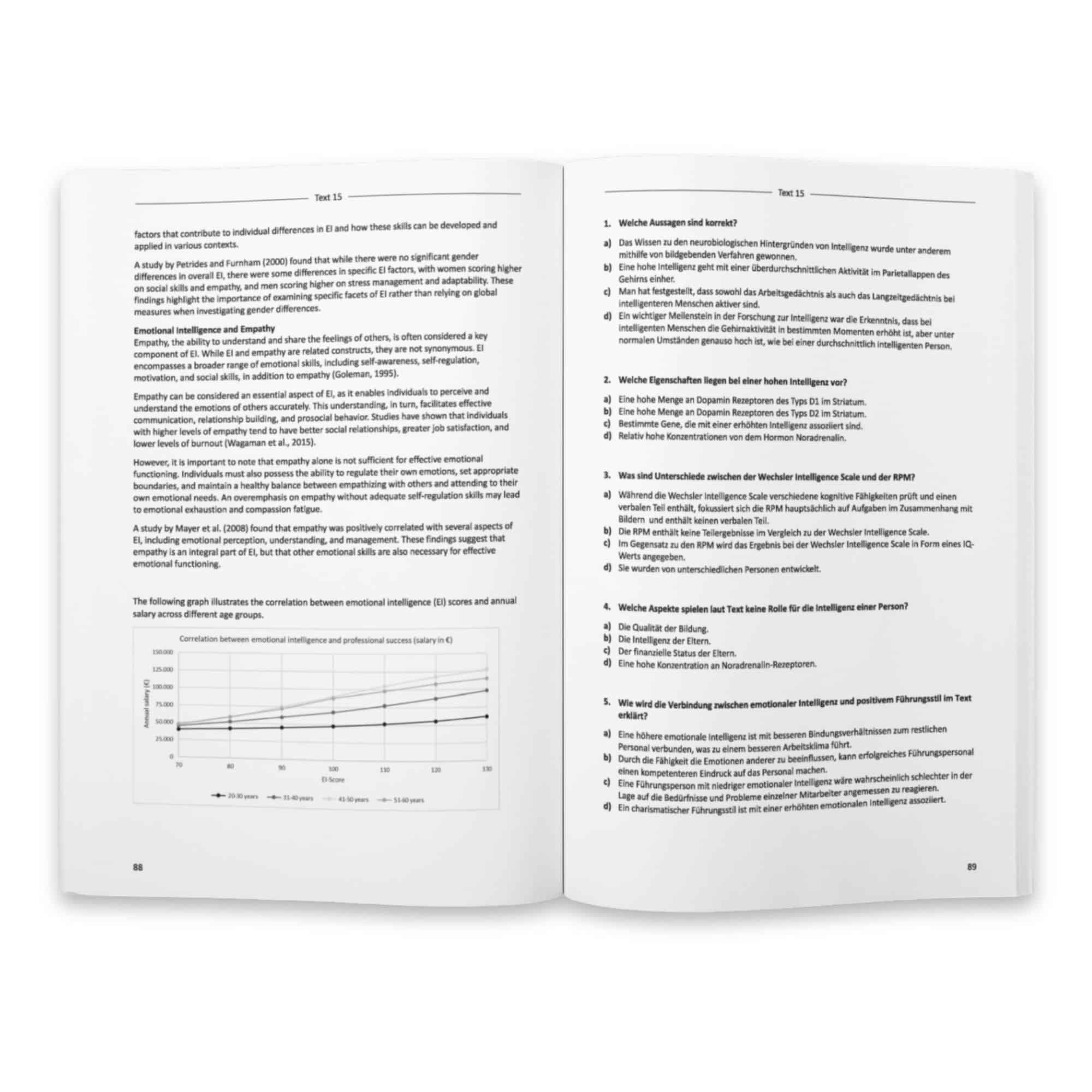 Psychologie_Aufnahmetest_Österreich_Englisches_Textverständnis_Buch_4